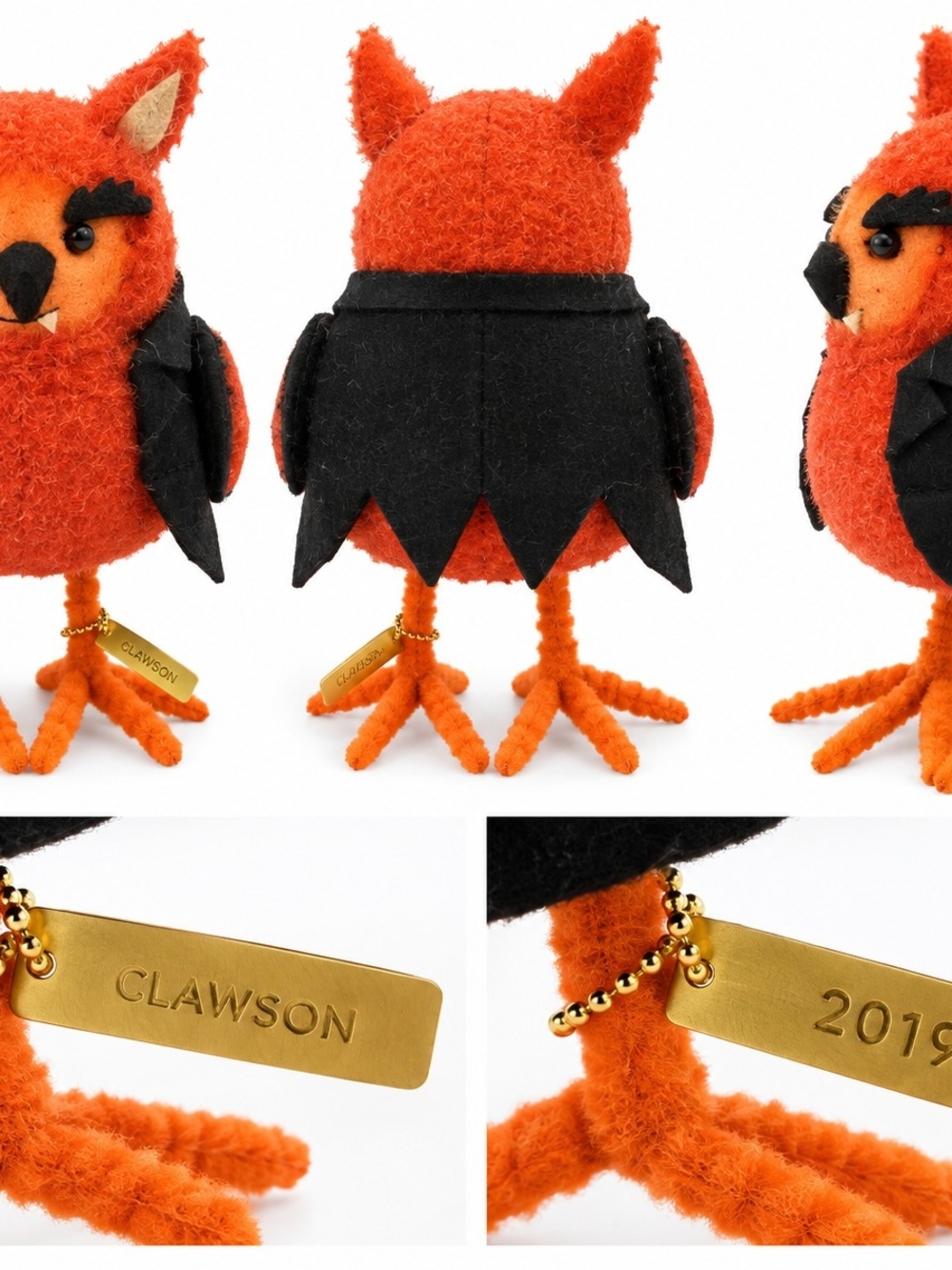 2019 Target Halloween Fabric Bird Clawson
